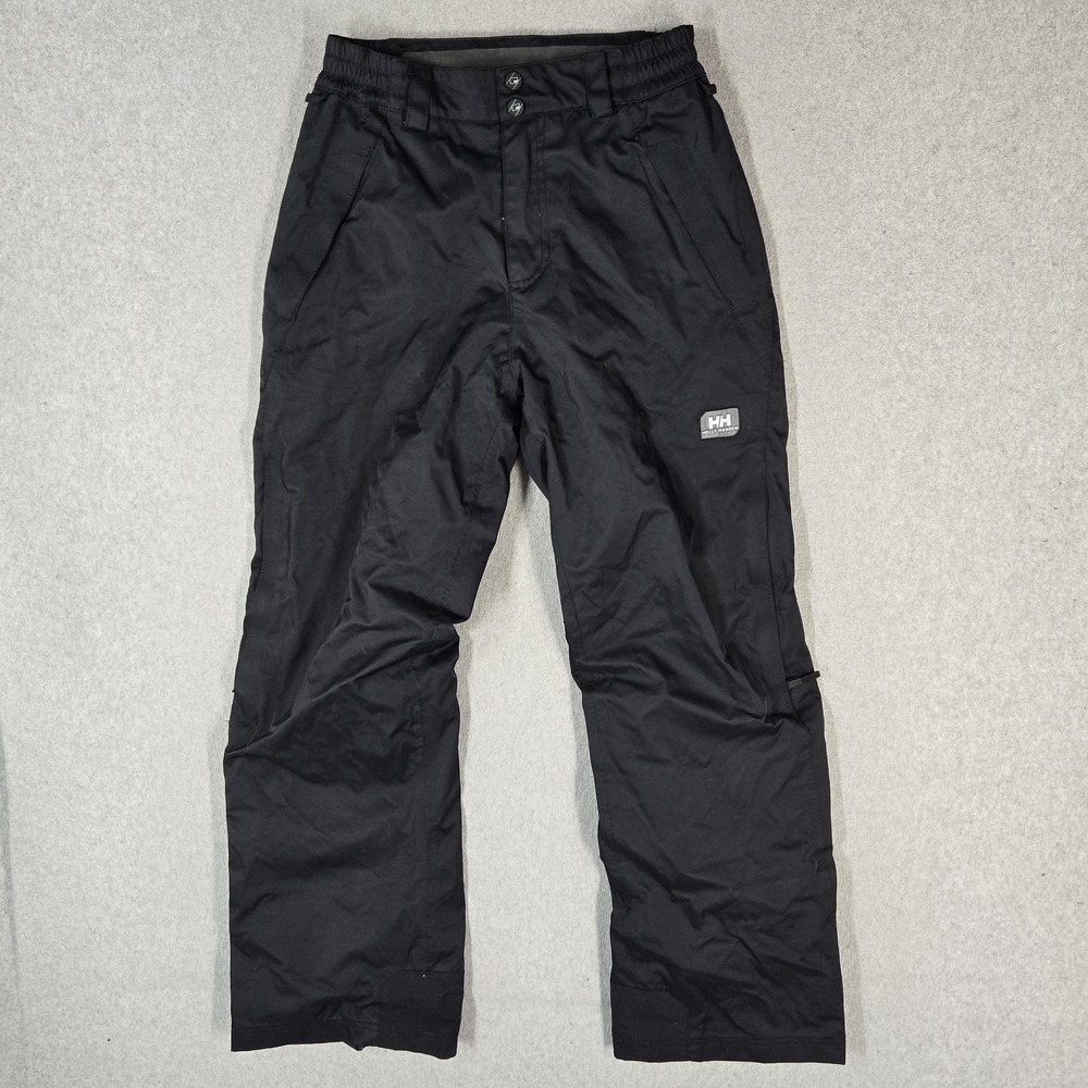 Helly Hansen Men Activewear Pants M Black Snow Pants Tech 28" Inseam Waterproof
